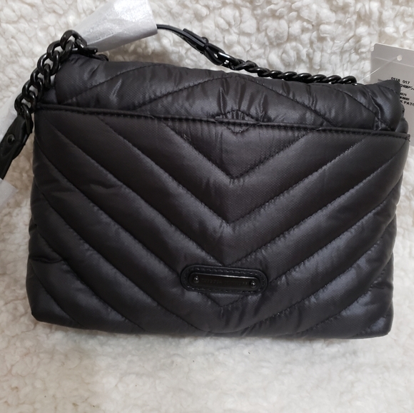 Rebecca Minkoff Edie Quilted Nylon Crossbody Bag - Picture 7 of 12